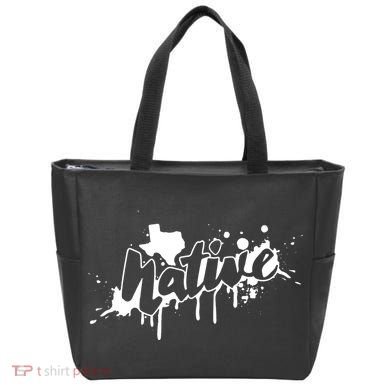 Texas Native Graphic Tote Bag