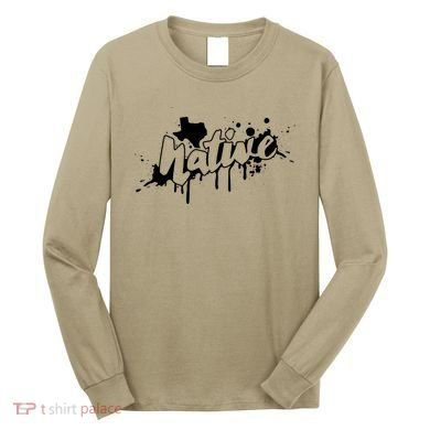 Texas Native Graphic Long Sleeve Shirt