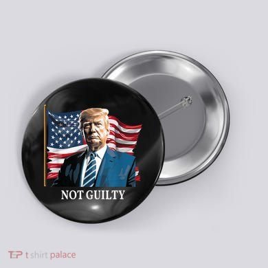Trump Not Guilty Button