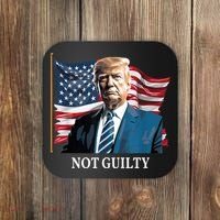 Trump Not Guilty Coaster thumb 0