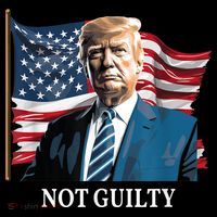 Trump Not Guilty Women's Hoodie thumb 2