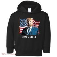 Trump Not Guilty Toddler Hoodie thumb 0