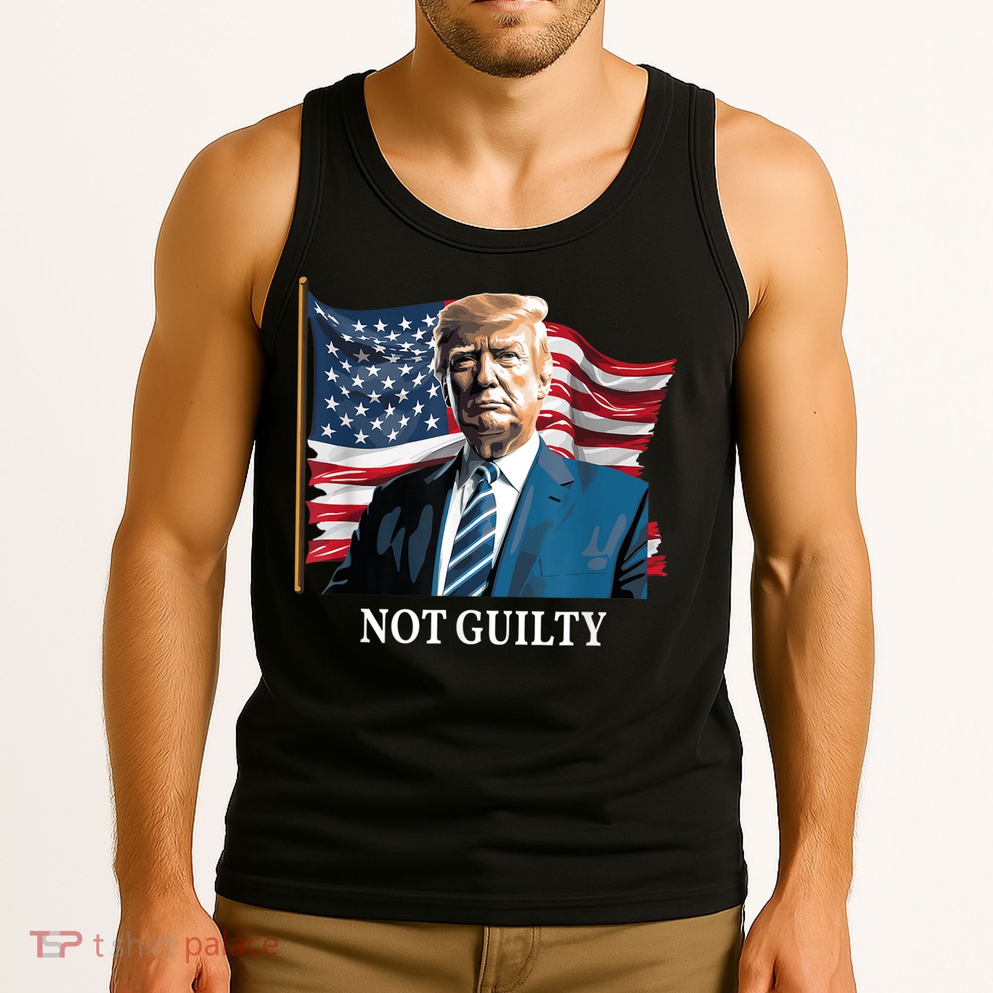 Trump Not Guilty Tank Top
