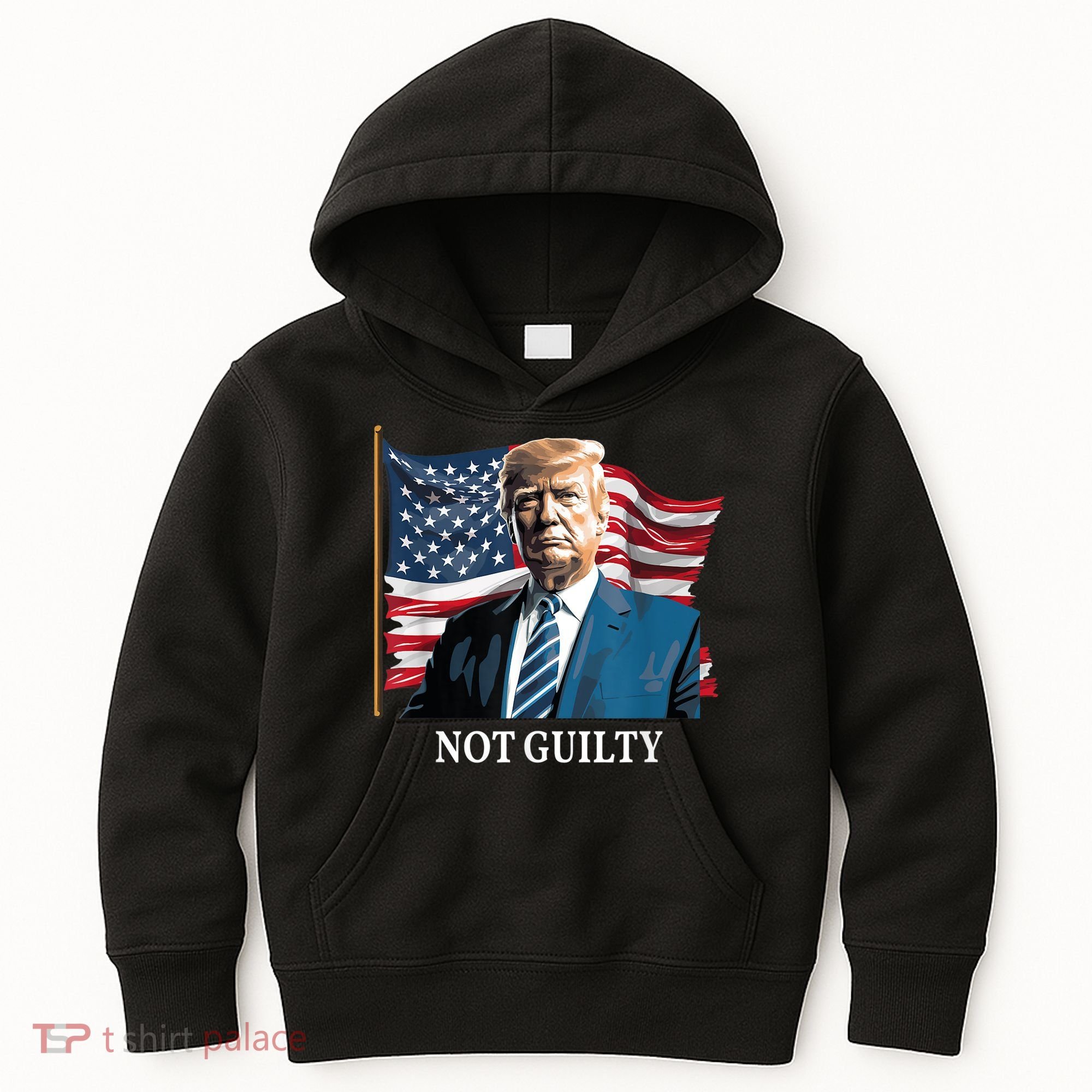 Trump Not Guilty Kids Hoodie