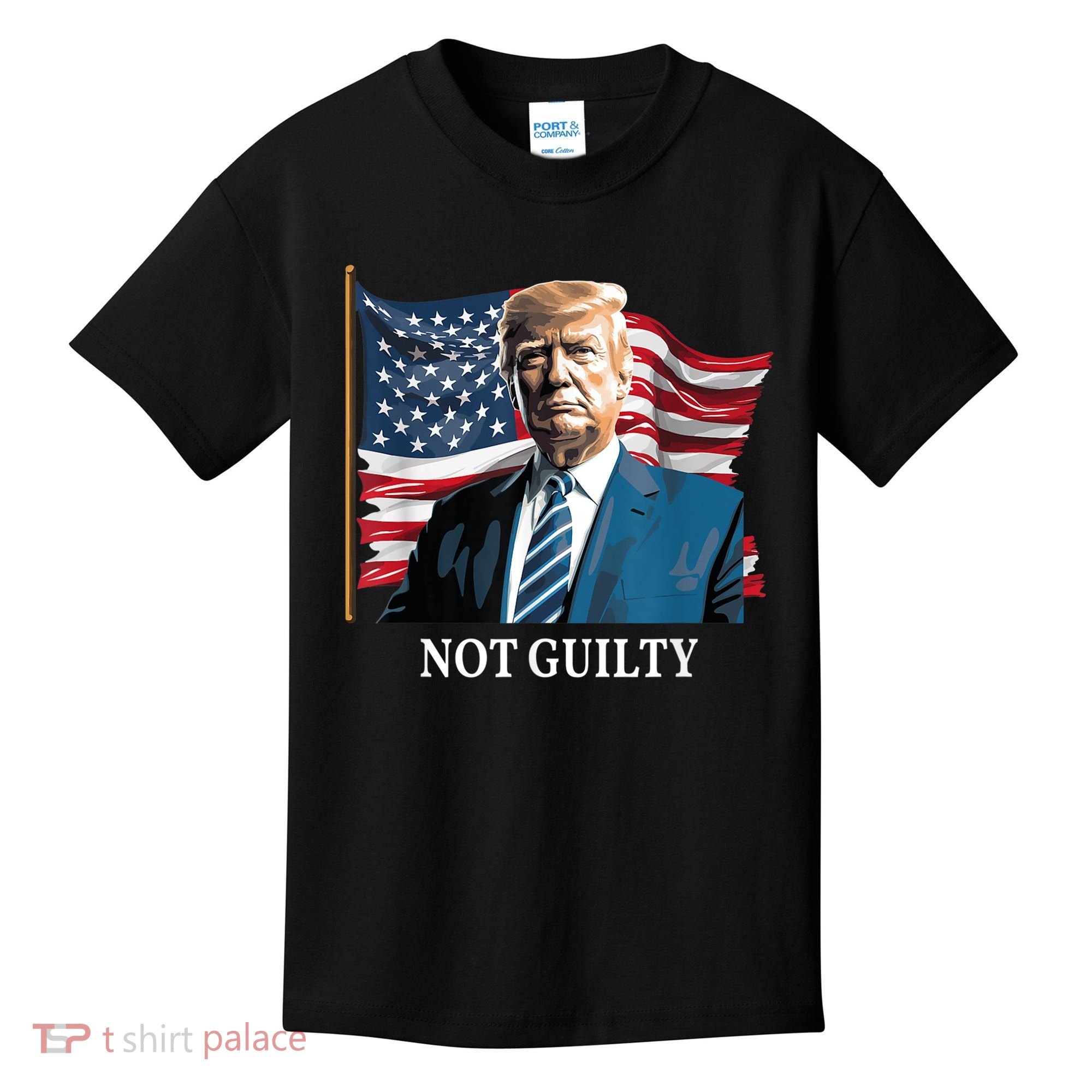 Trump Not Guilty Kids T-Shirt