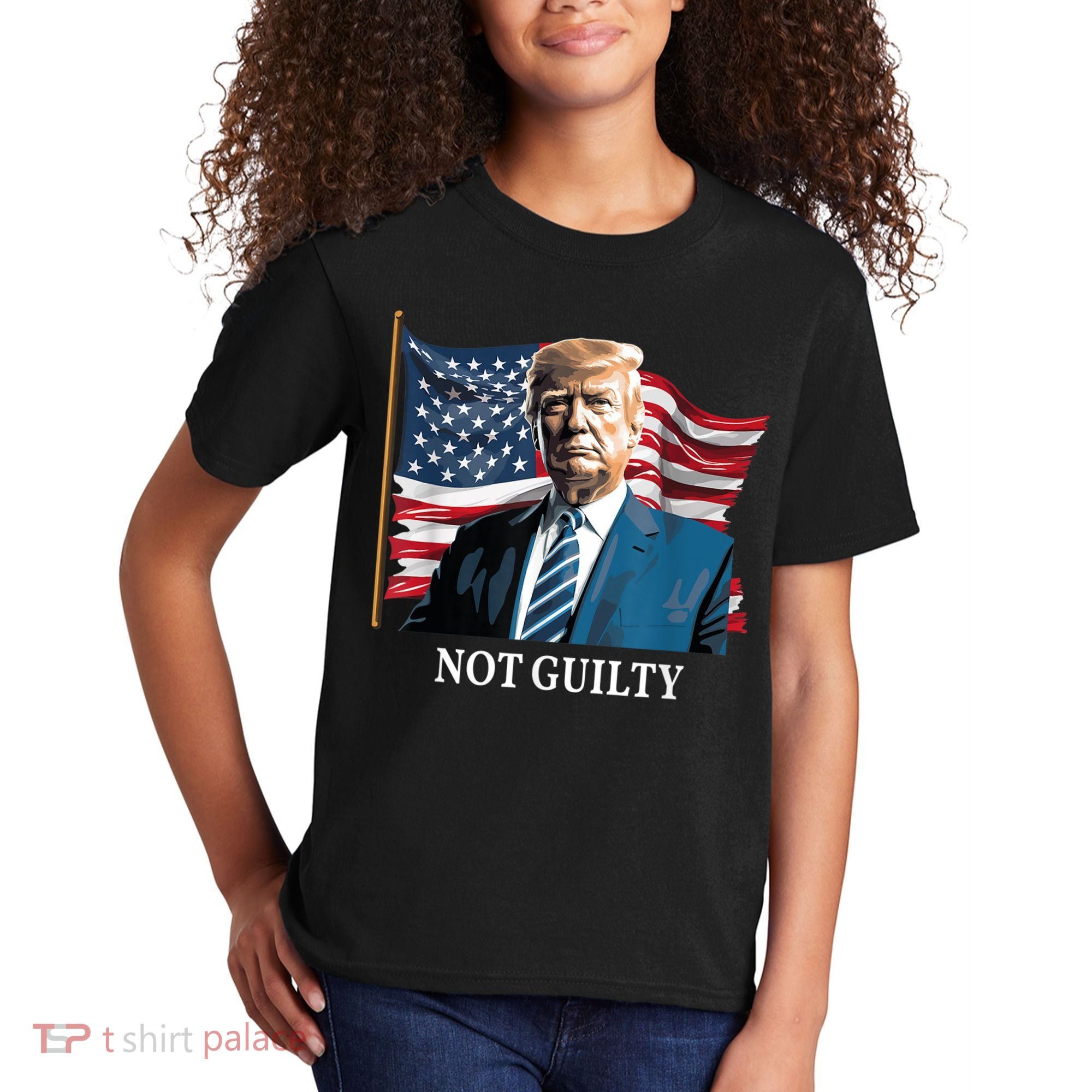 Trump Not Guilty Kids T-Shirt