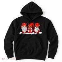 Three Nordic Gnomes Winter Christmas Swedish Elves TShirt Hoodie thumb 0