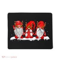 Three Nordic Gnomes Winter Christmas Swedish Elves TShirt Mousepad thumb 0