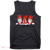 Three Nordic Gnomes Winter Christmas Swedish Elves TShirt Tank Top thumb 0