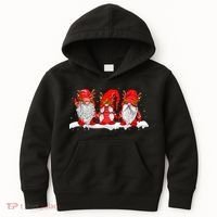 Three Nordic Gnomes Winter Christmas Swedish Elves TShirt Kids Hoodie thumb 0