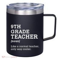 Team Ninth Grade Back To School 9th Grade Teacher Student 12oz Stainless Steel Coffee Mug thumb 0