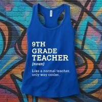 Team Ninth Grade Back To School 9th Grade Teacher Student Women's Tank Top thumb 3