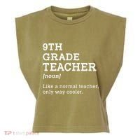Team Ninth Grade Back To School 9th Grade Teacher Student Garment-Dyed Women's Muscle Tee thumb 0