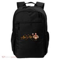 Thanksgiving Nurse Heartbeat Turkey Fall Backpack thumb 0