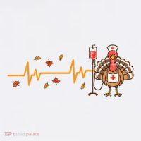Thanksgiving Nurse Heartbeat Turkey Fall Coffee Mug thumb 5