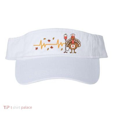 Thanksgiving Nurse Heartbeat Turkey Fall Visor