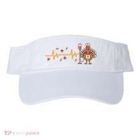 Thanksgiving Nurse Heartbeat Turkey Fall Visor thumb 0