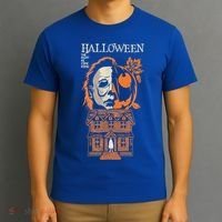 The Night He Came Home Lazy Halloween Costume Horror Movie T-Shirt thumb 3