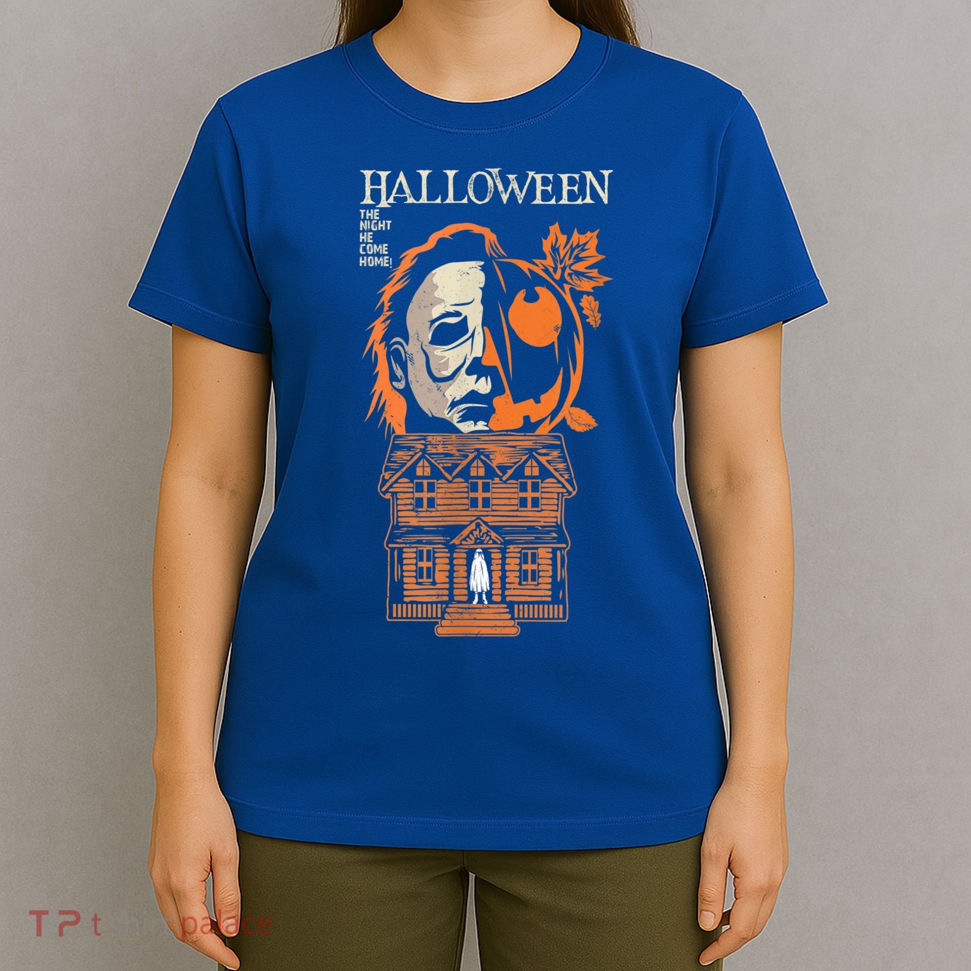 The Night He Came Home Lazy Halloween Costume Horror Movie T-Shirt