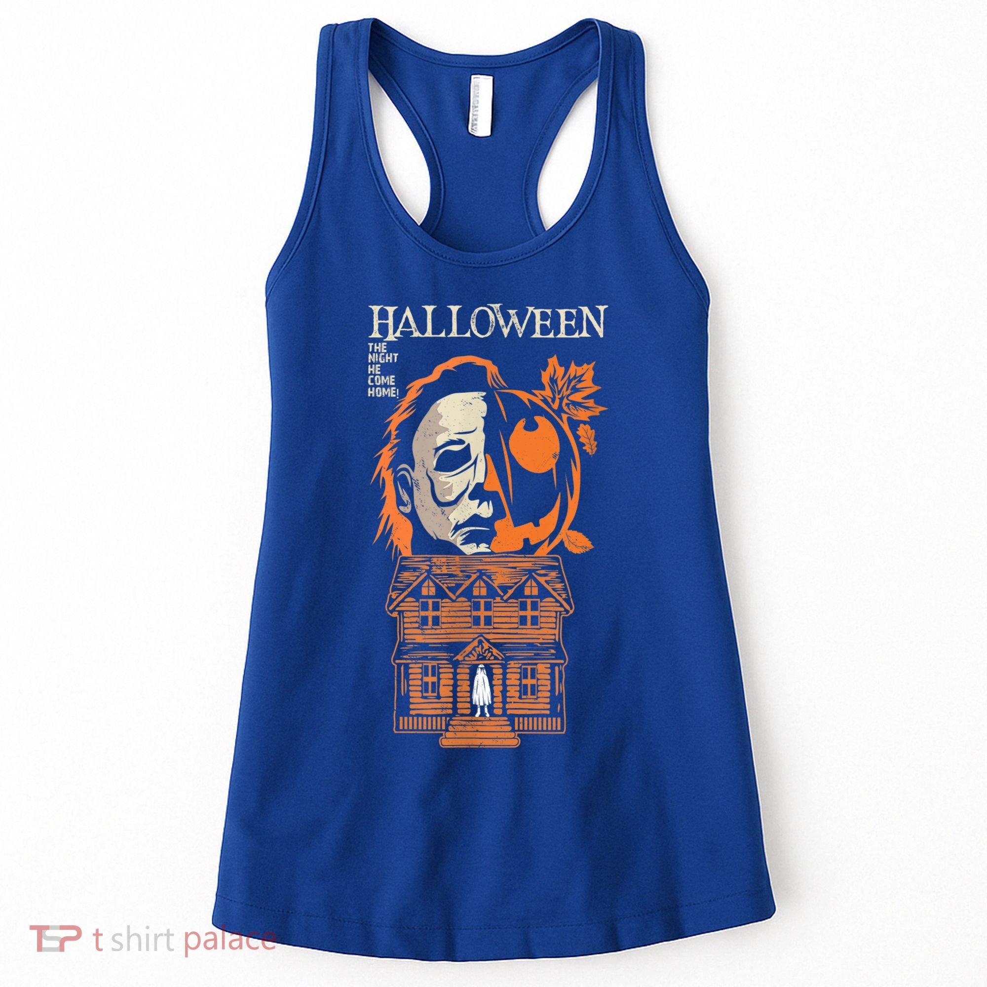 The Night He Came Home Lazy Halloween Costume Horror Movie Women's Tank Top