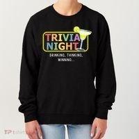 Trivia Night Ing Thinking Winning Quiz Game Cool Gift Women's Sweatshirt thumb 0