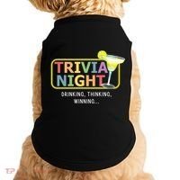Trivia Night Ing Thinking Winning Quiz Game Cool Gift Doggie Tank thumb 0