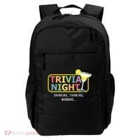 Trivia Night Ing Thinking Winning Quiz Game Cool Gift Backpack thumb 0