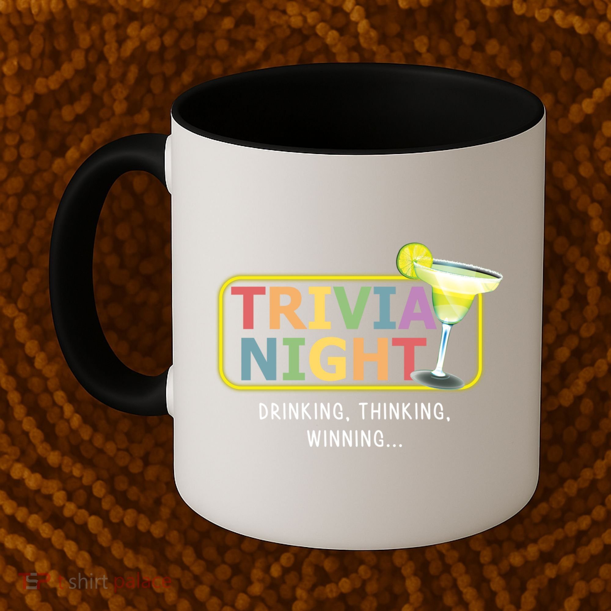 Trivia Night Ing Thinking Winning Quiz Game Cool Gift Coffee Mug