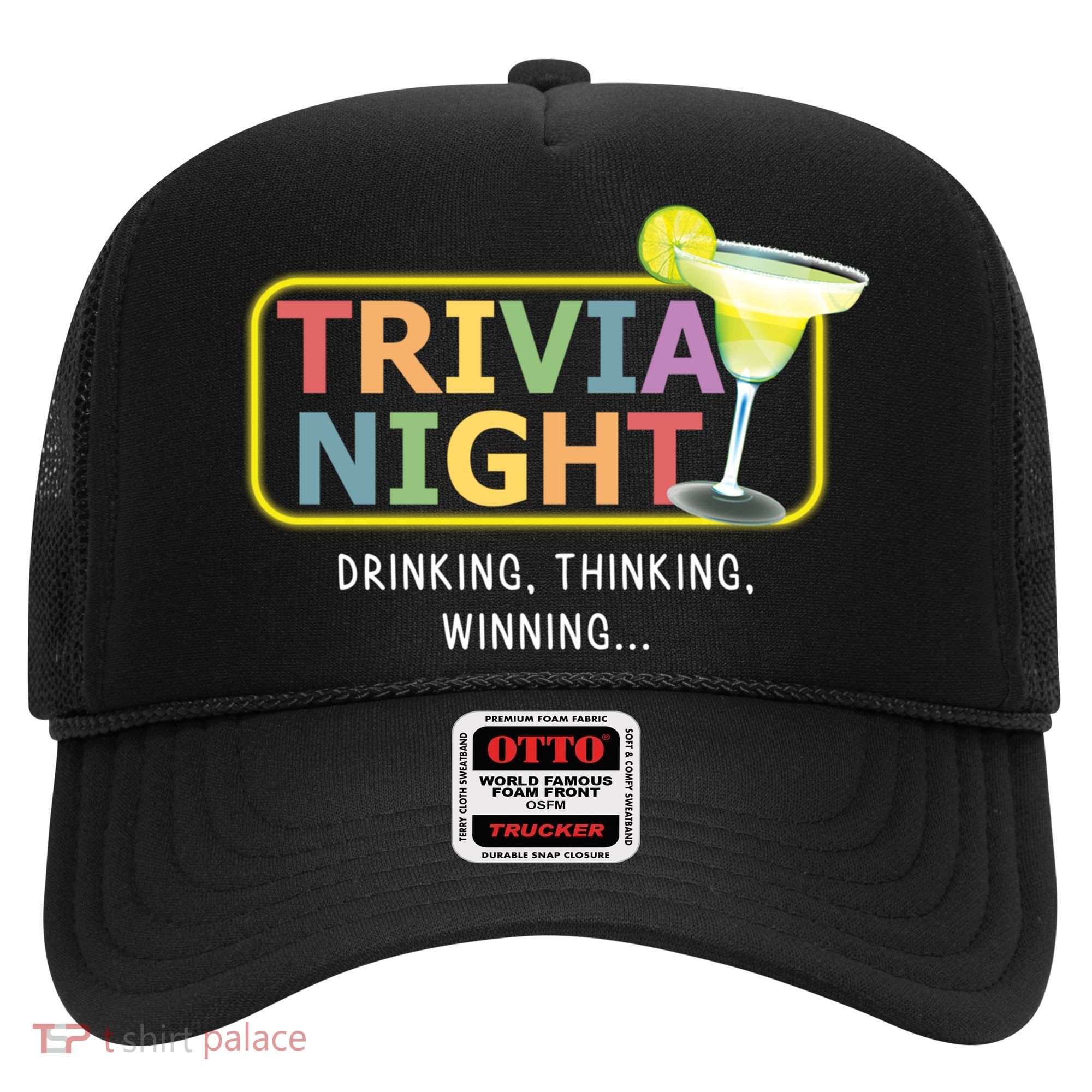 Trivia Night Ing Thinking Winning Quiz Game Cool Gift Hat