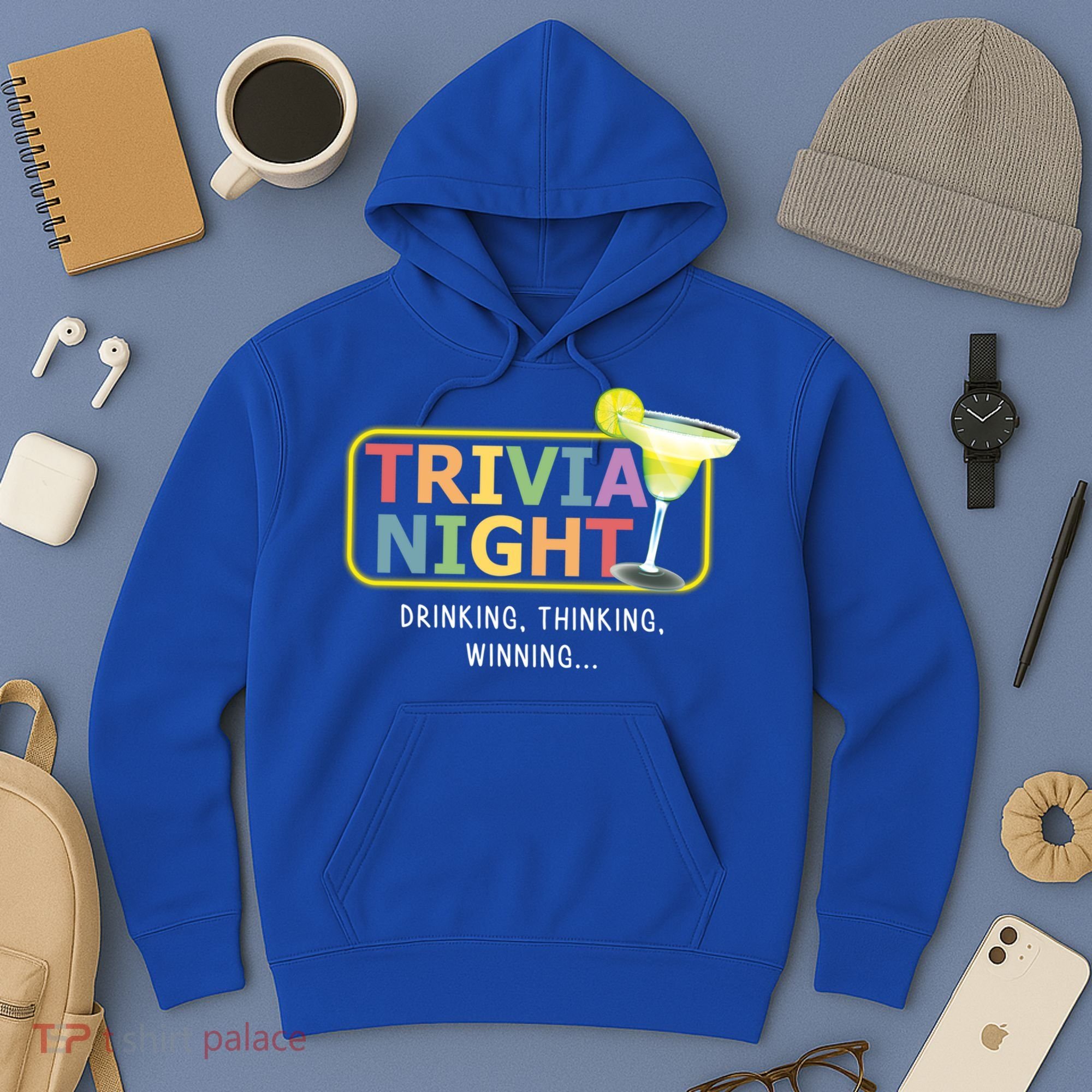 Trivia Night Ing Thinking Winning Quiz Game Cool Gift Hoodie