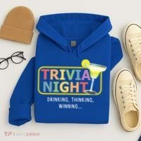 Trivia Night Ing Thinking Winning Quiz Game Cool Gift Hoodie thumb 4
