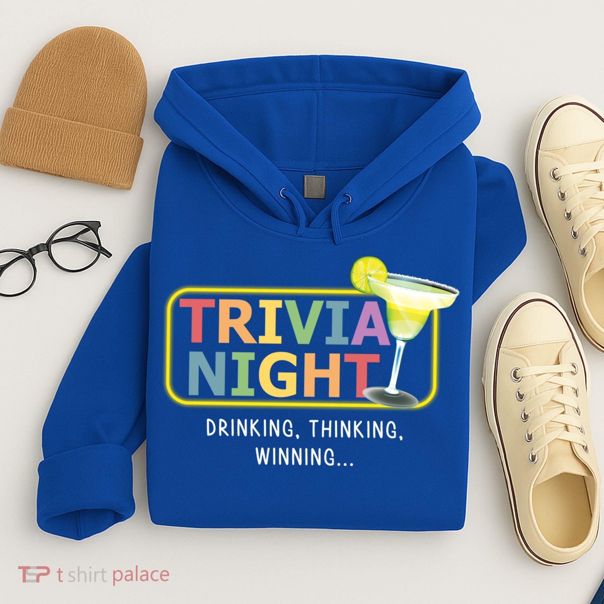Trivia Night Ing Thinking Winning Quiz Game Cool Gift Hoodie