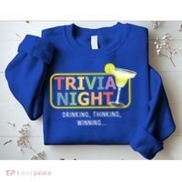 Trivia Night Ing Thinking Winning Quiz Game Cool Gift Sweatshirt thumb 2