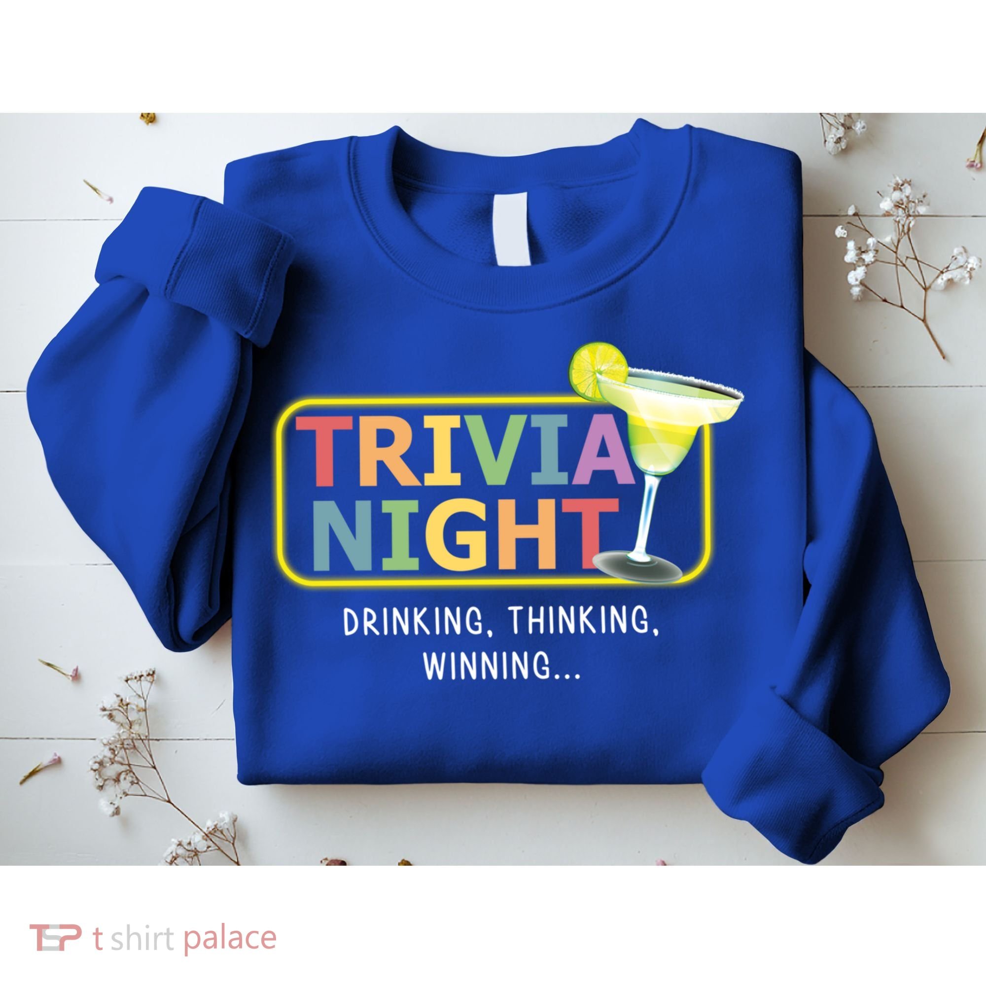 Trivia Night Ing Thinking Winning Quiz Game Cool Gift Sweatshirt