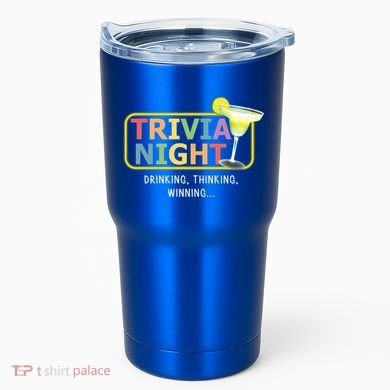 Trivia Night Ing Thinking Winning Quiz Game Cool Gift Tumbler