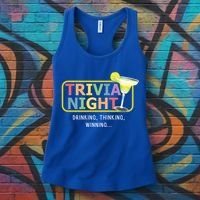 Trivia Night Ing Thinking Winning Quiz Game Cool Gift Women's Tank Top thumb 3