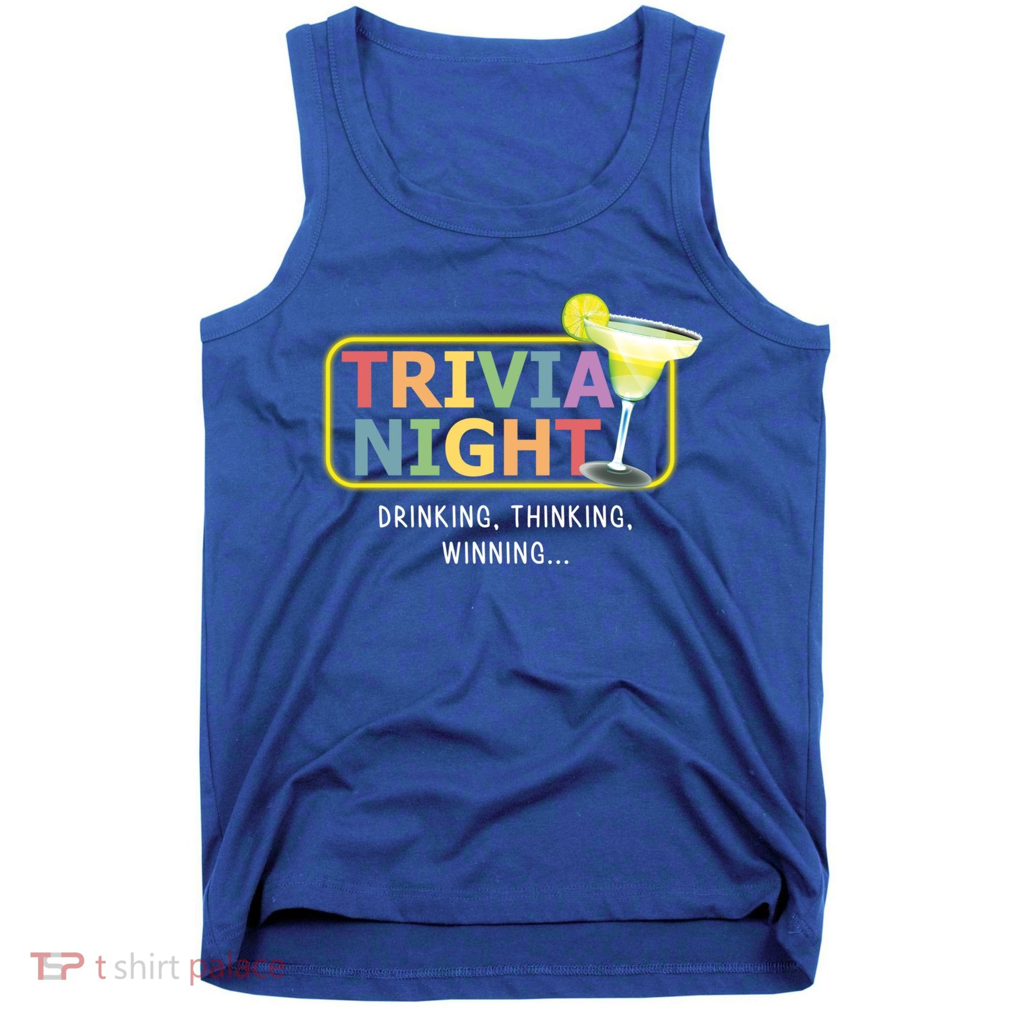 Trivia Night Ing Thinking Winning Quiz Game Cool Gift Tank Top