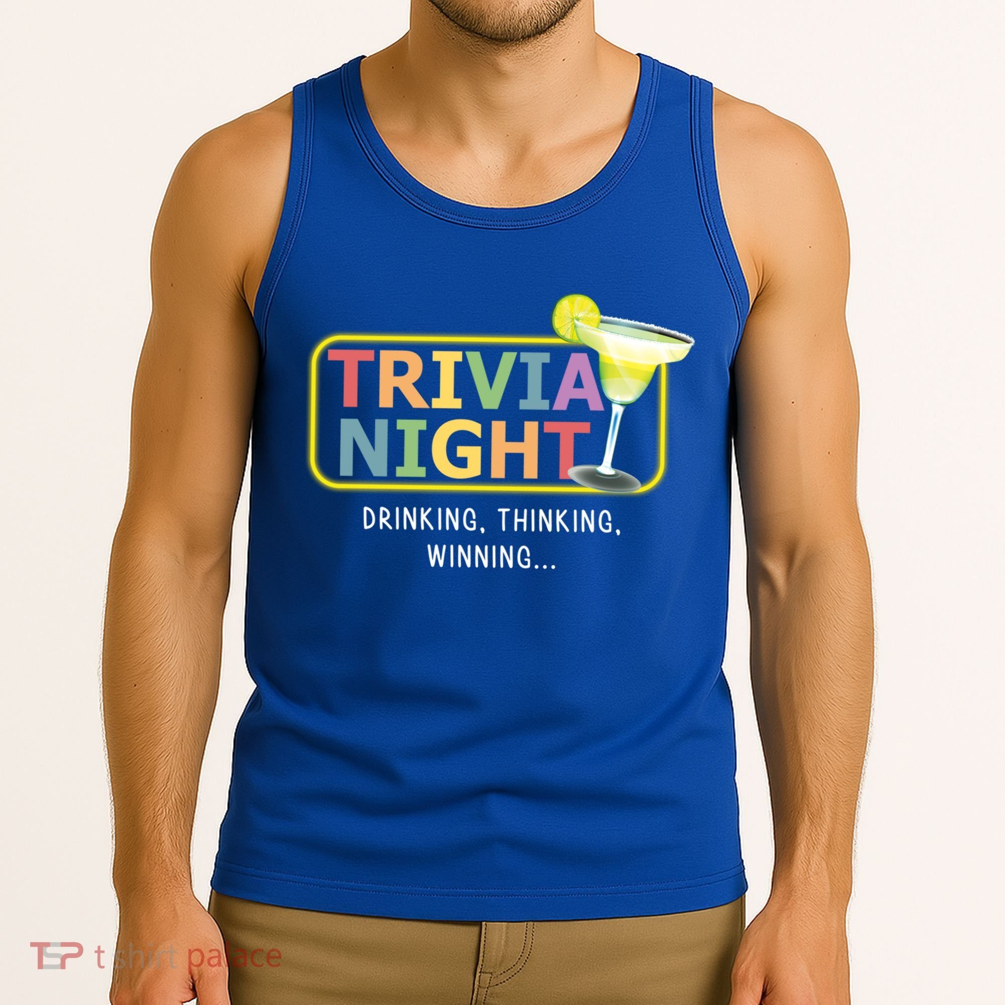 Trivia Night Ing Thinking Winning Quiz Game Cool Gift Tank Top