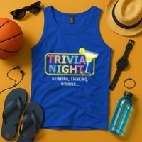 Trivia Night Ing Thinking Winning Quiz Game Cool Gift Tank Top thumb 4