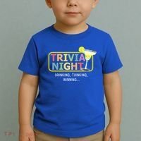 Trivia Night Ing Thinking Winning Quiz Game Cool Gift Toddler T-Shirt thumb 2