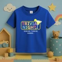 Trivia Night Ing Thinking Winning Quiz Game Cool Gift Toddler T-Shirt thumb 3