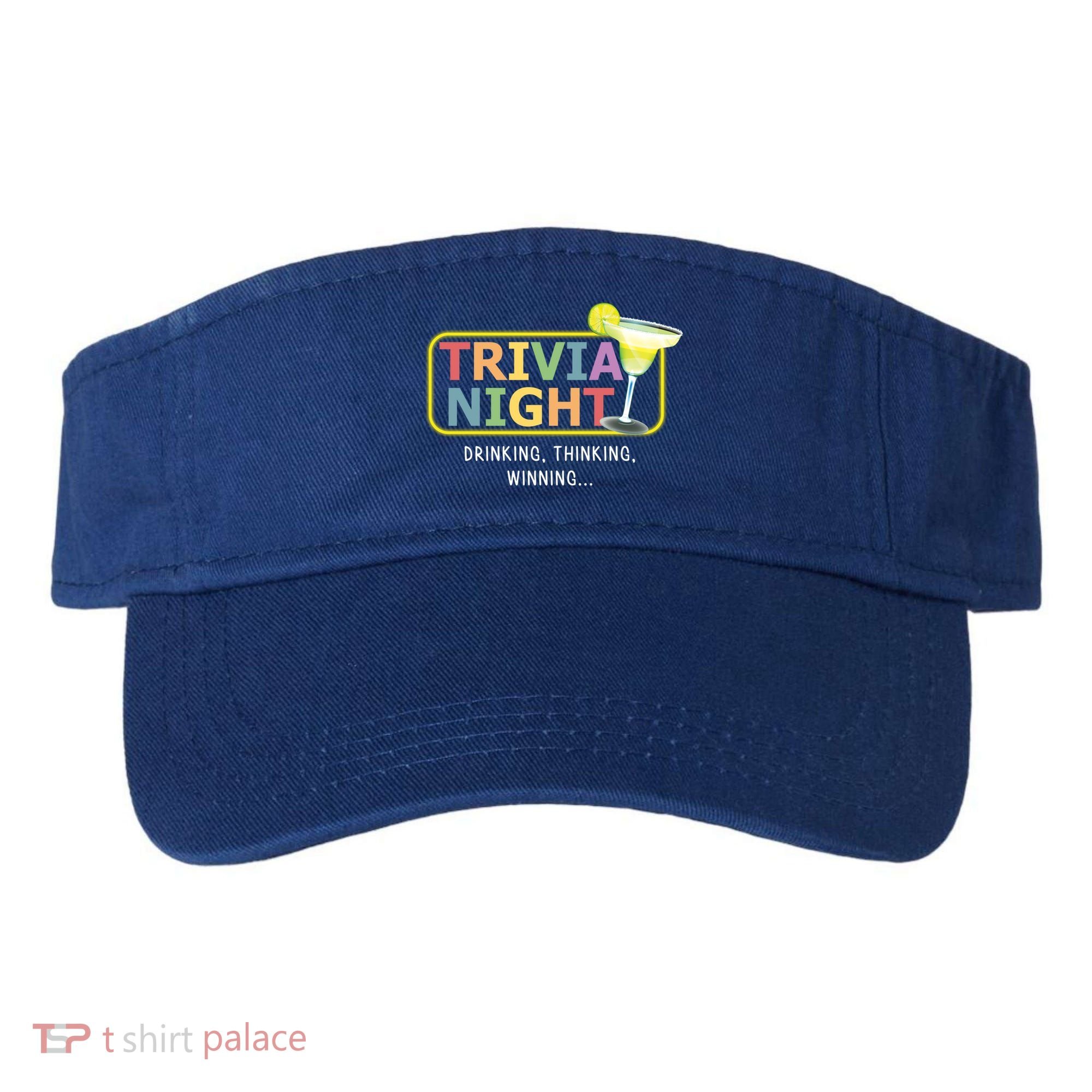 Trivia Night Ing Thinking Winning Quiz Game Cool Gift Visor