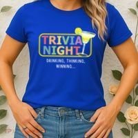 Trivia Night Ing Thinking Winning Quiz Game Cool Gift Women's T-Shirt thumb 2