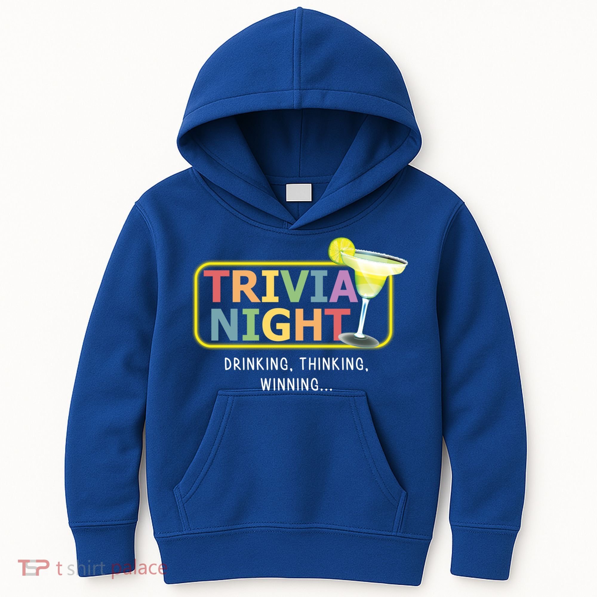 Trivia Night Ing Thinking Winning Quiz Game Cool Gift Kids Hoodie