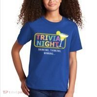 Trivia Night Ing Thinking Winning Quiz Game Cool Gift Kids T-Shirt thumb 2
