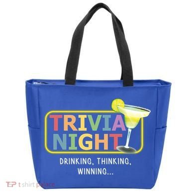 Trivia Night Ing Thinking Winning Quiz Game Cool Gift Tote Bag