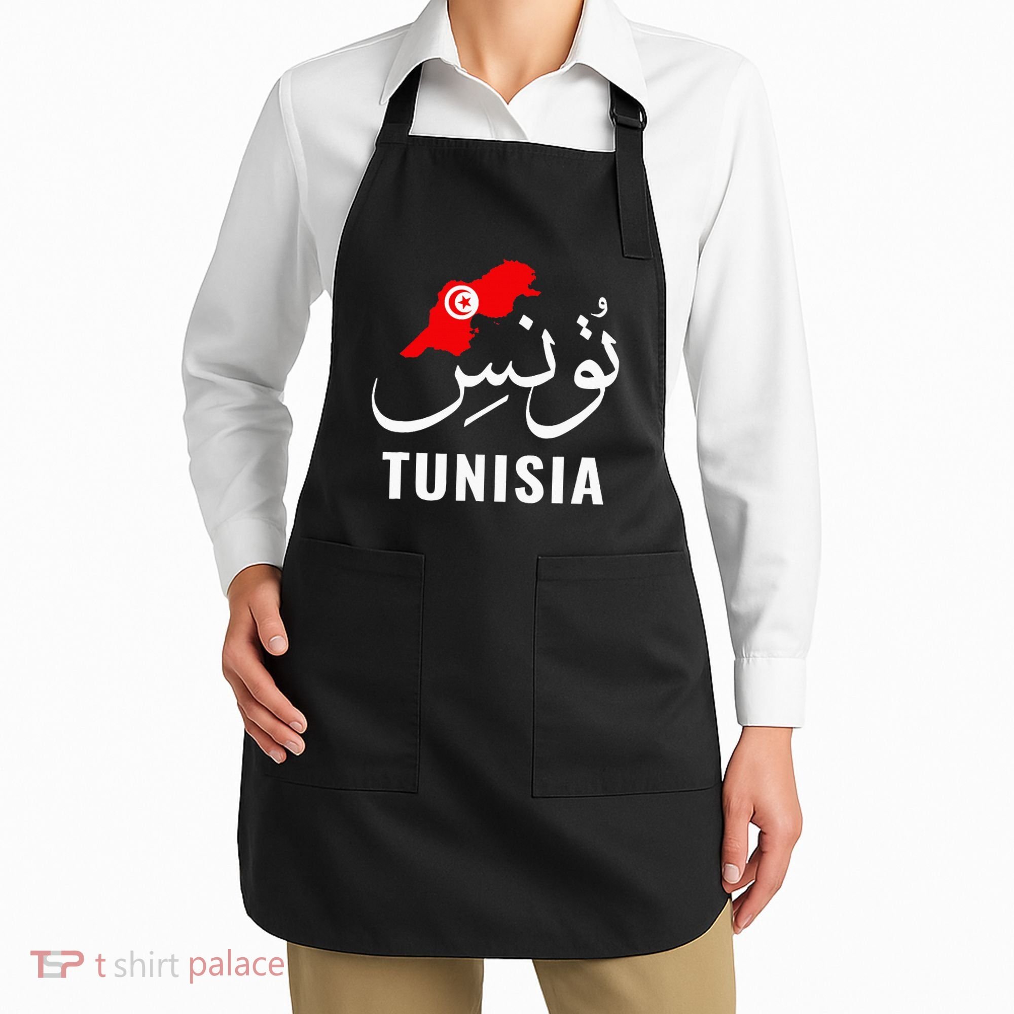 Tunisia Name In Arabic Tunisia Map Tunisian Flag Tunisia Apron