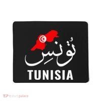 Tunisia Name In Arabic Tunisia Map Tunisian Flag Tunisia Mousepad thumb 0