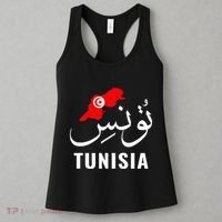 Tunisia Name In Arabic Tunisia Map Tunisian Flag Tunisia Women's Tank Top thumb 3