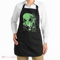 The Name Is Alien Funny Spy Cartoon Apron thumb 2